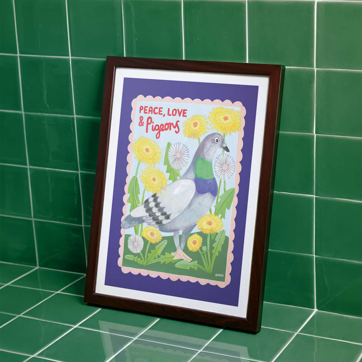 Pigeon Bird Art Print