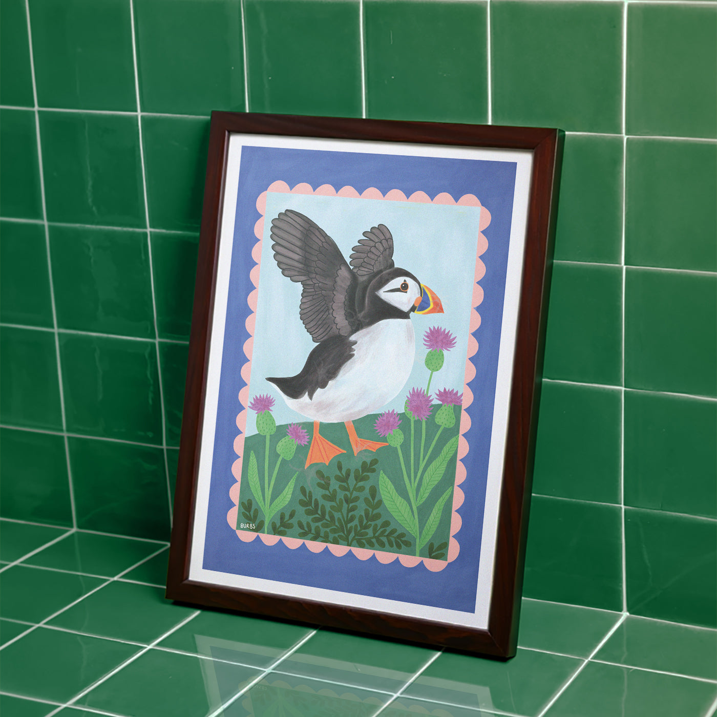 Puffin Bird Art Print
