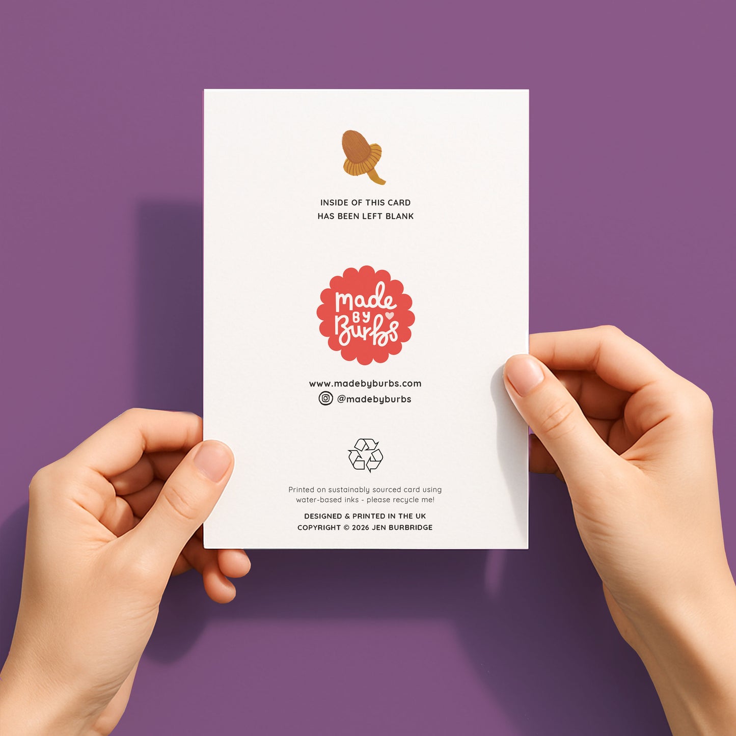 Jay Card – British Wildlife Illustration | Blank Greeting Card