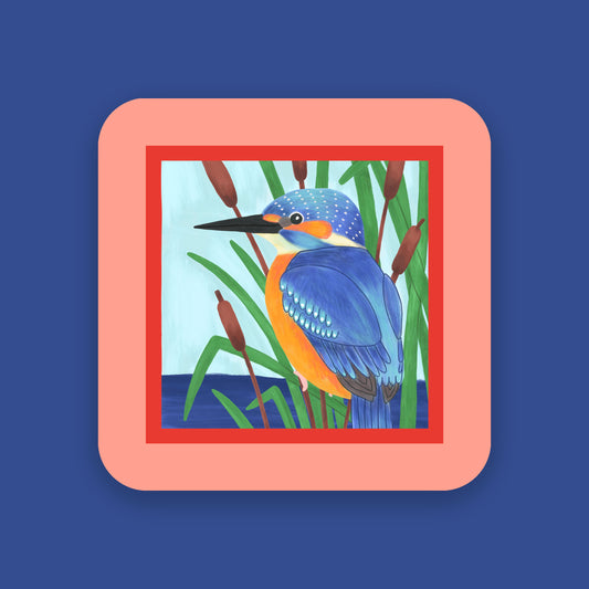 Kingfisher Bird Coaster