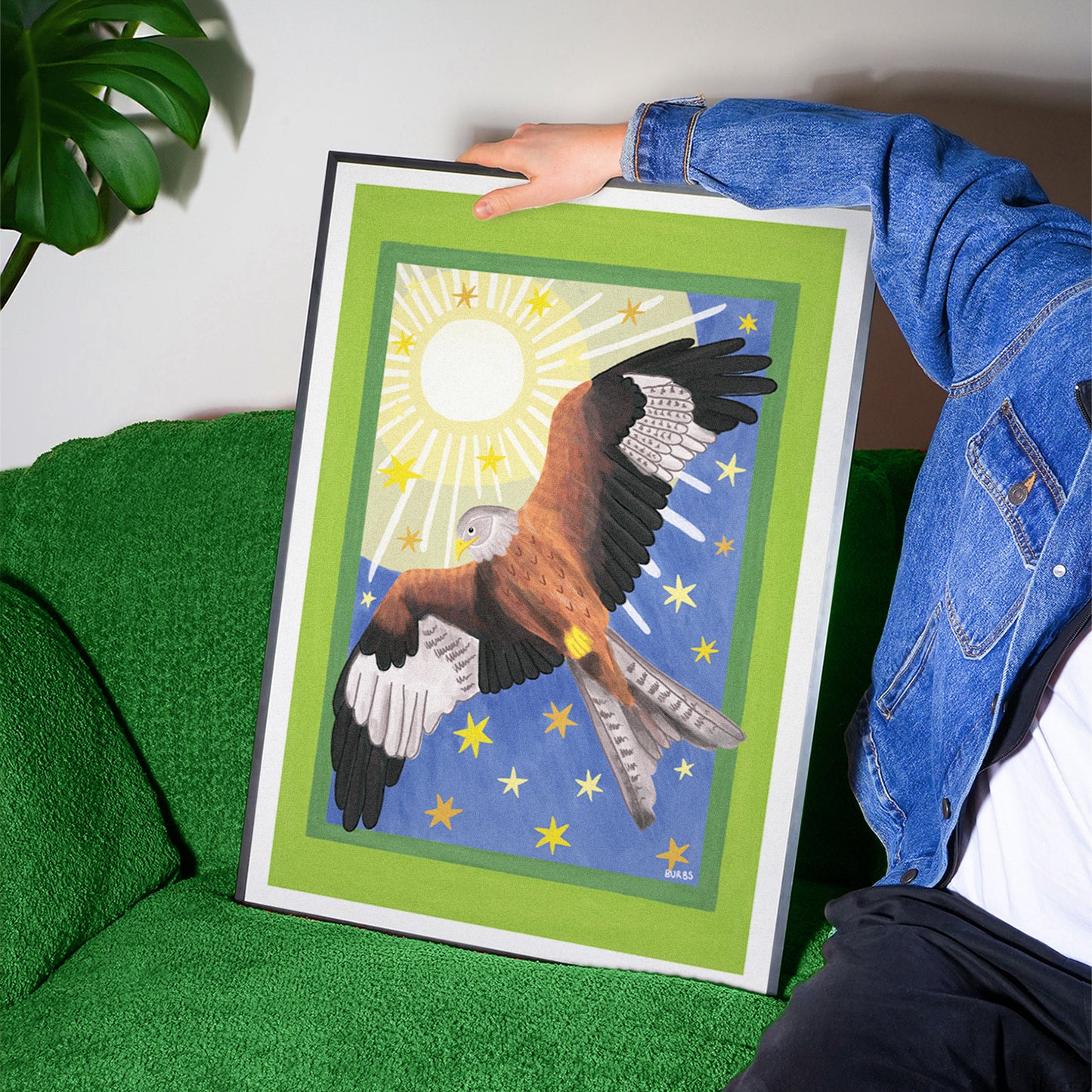 Kite Bird Art Print