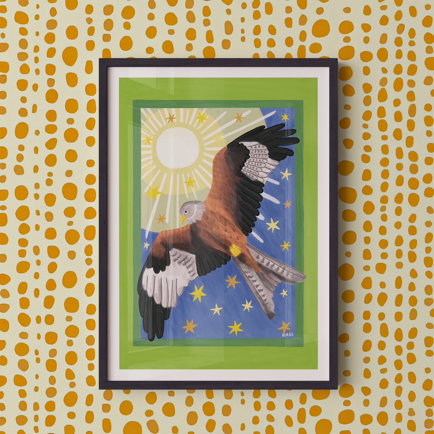 Kite Bird Art Print