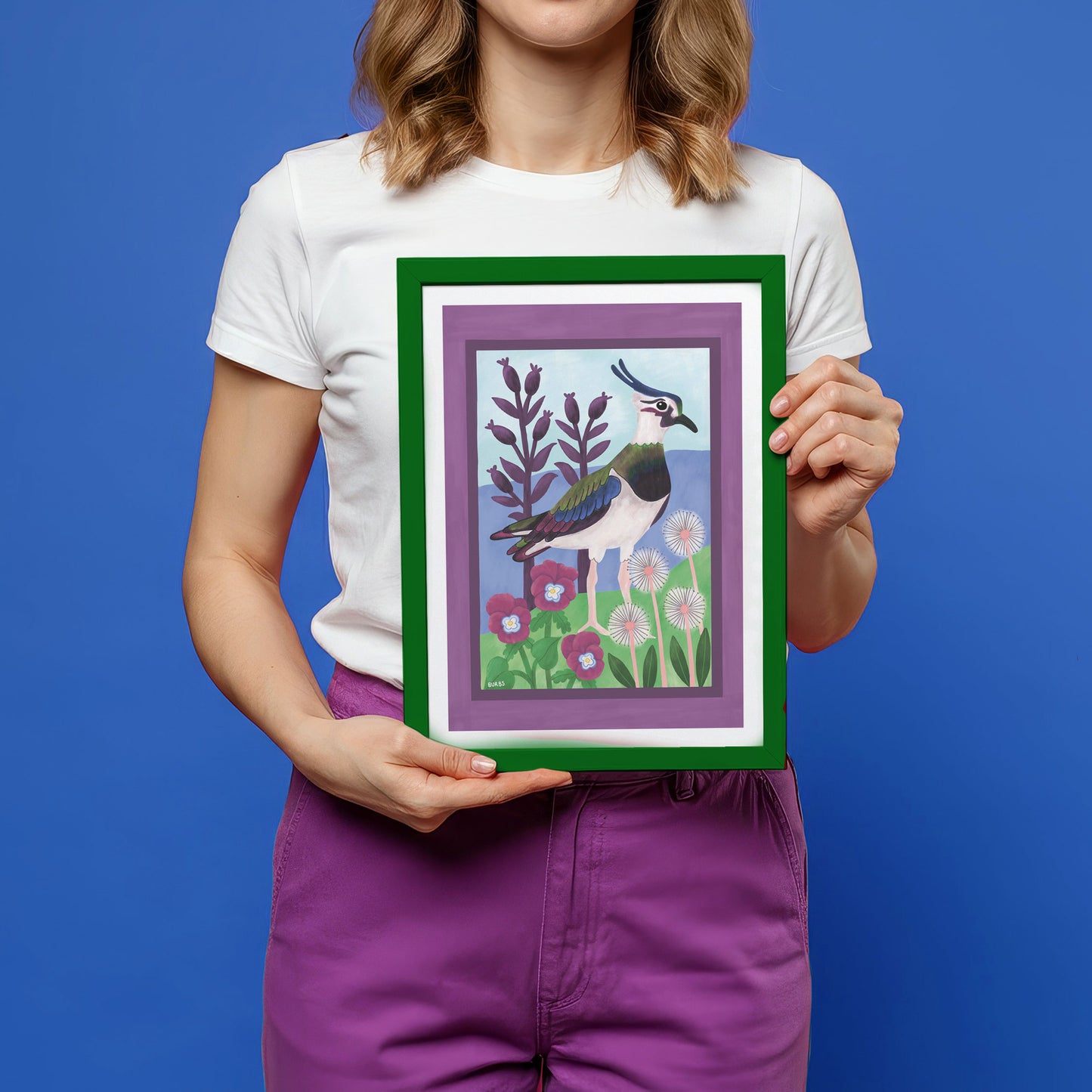Lapwing Bird Art Print