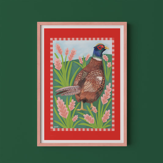 Pheasant Bird Art Print