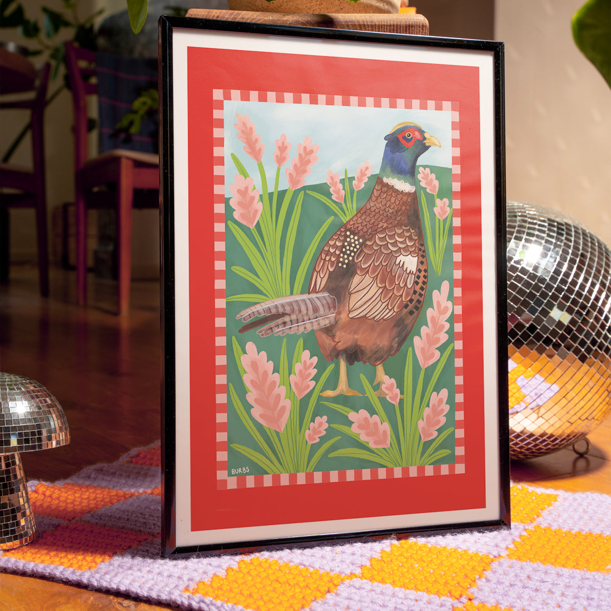 Pheasant Bird Art Print