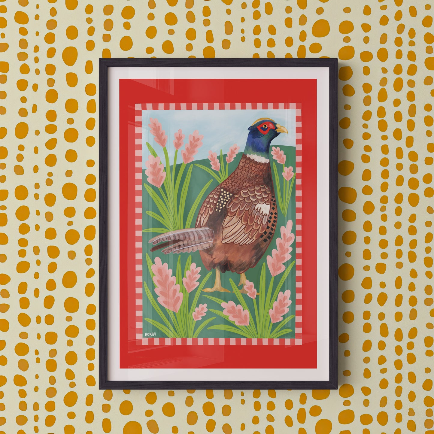 Pheasant Bird Art Print