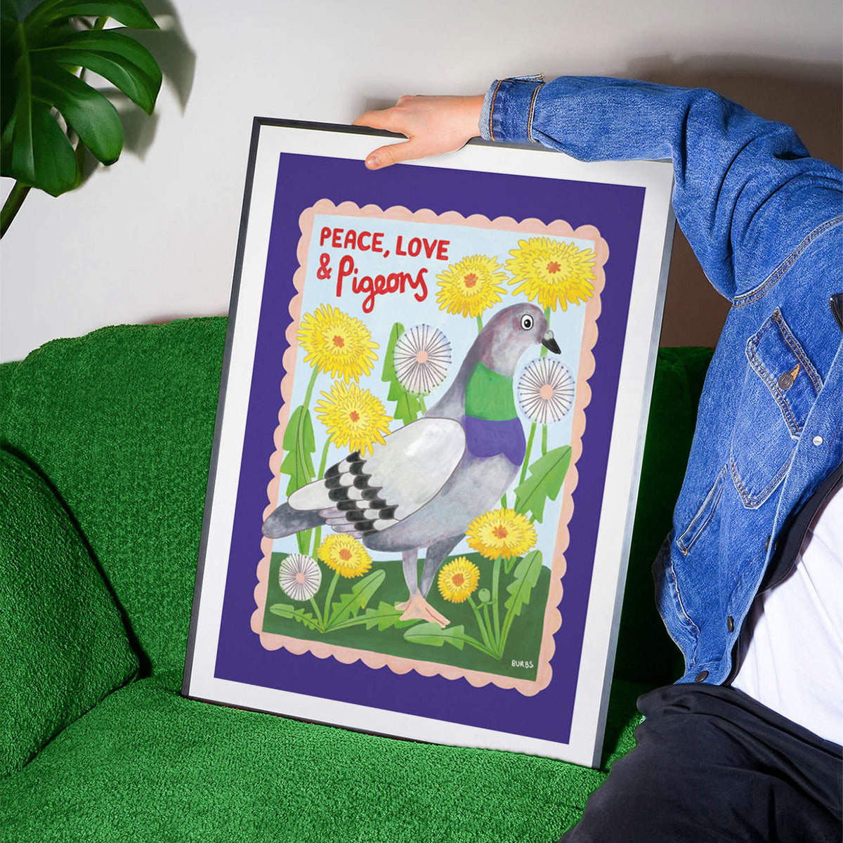 Pigeon Bird Art Print