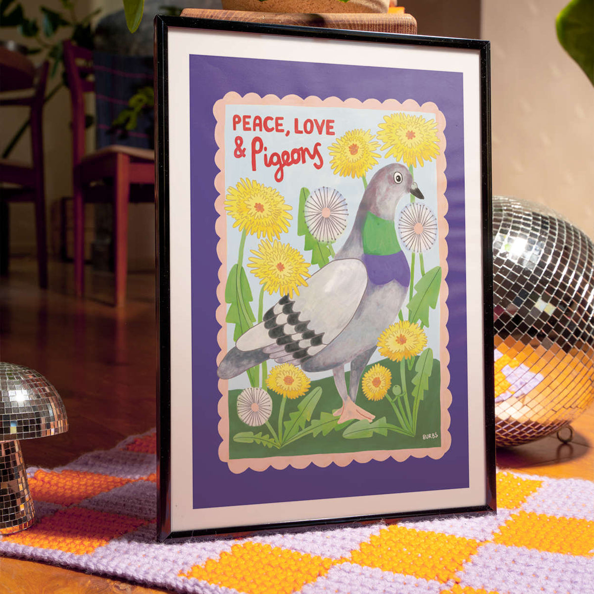 Pigeon Bird Art Print