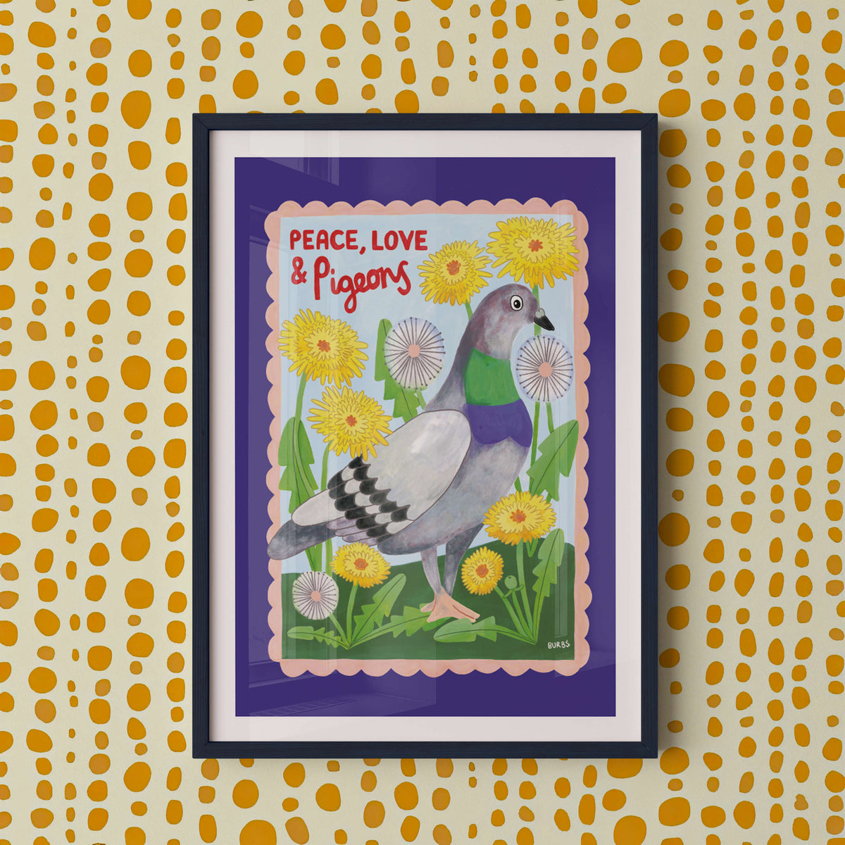 Pigeon Bird Art Print