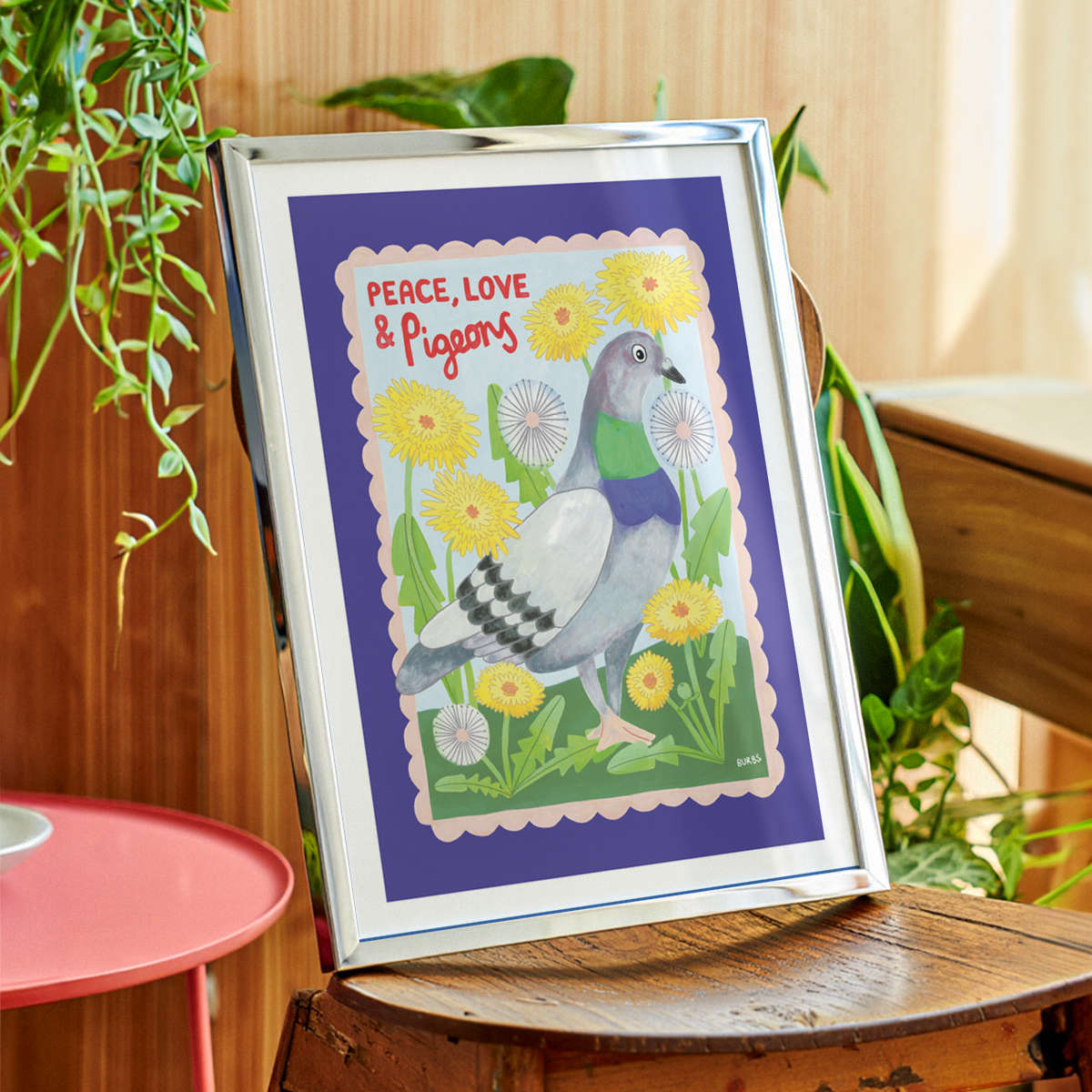 Pigeon Bird Art Print