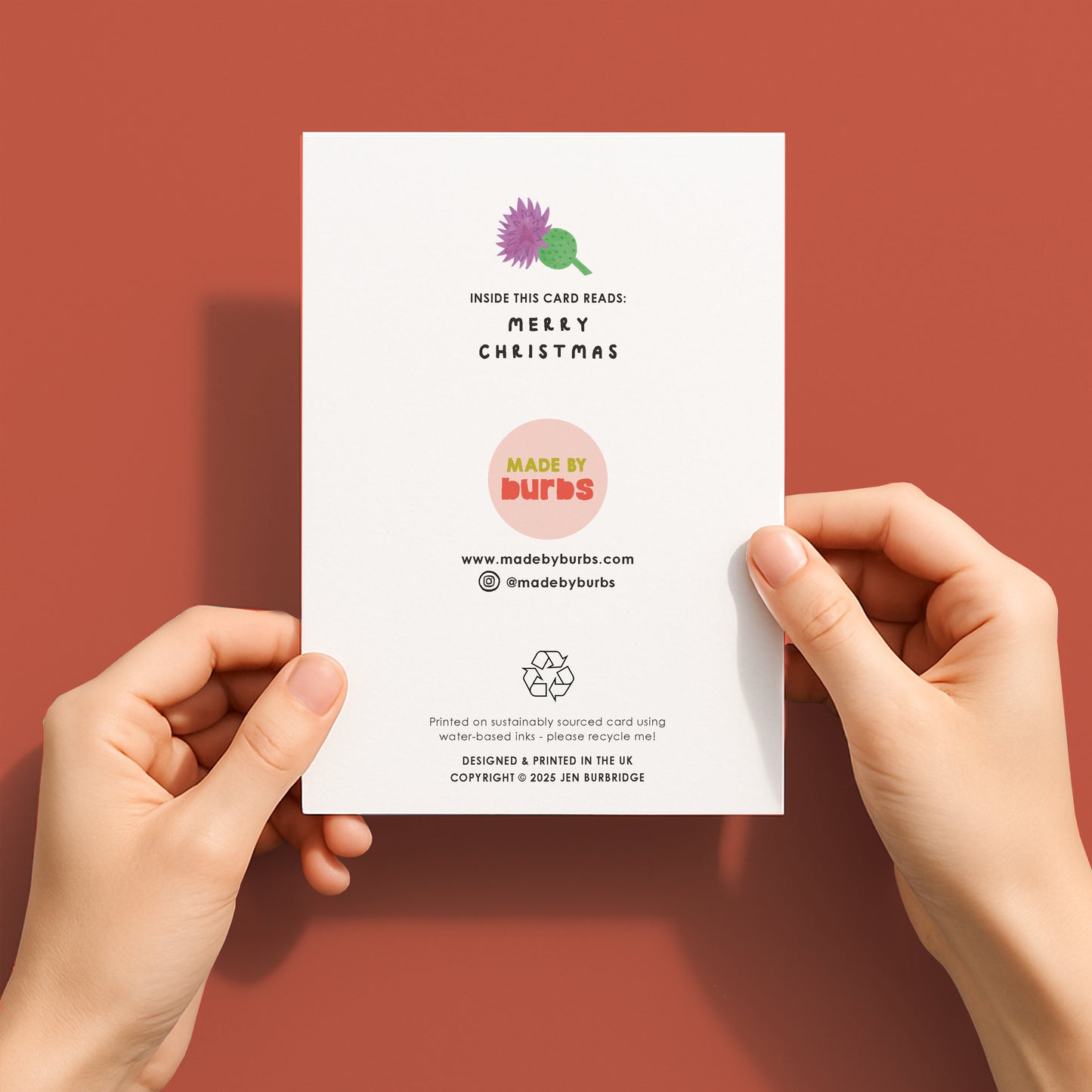 Puffin Through the Snow – Puffin Christmas Card