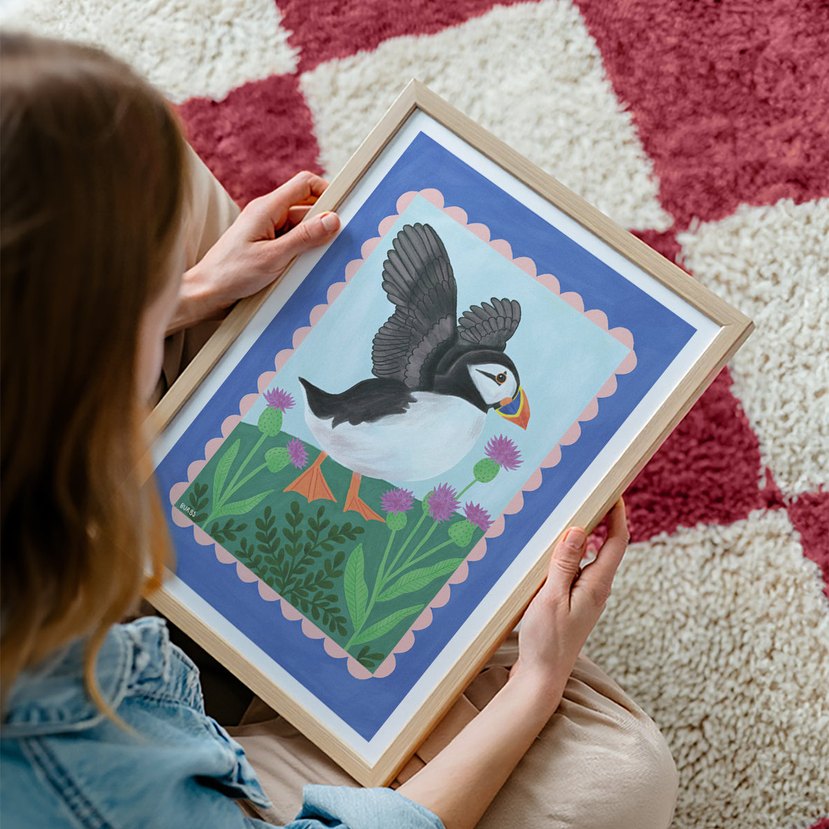 Puffin Bird Art Print
