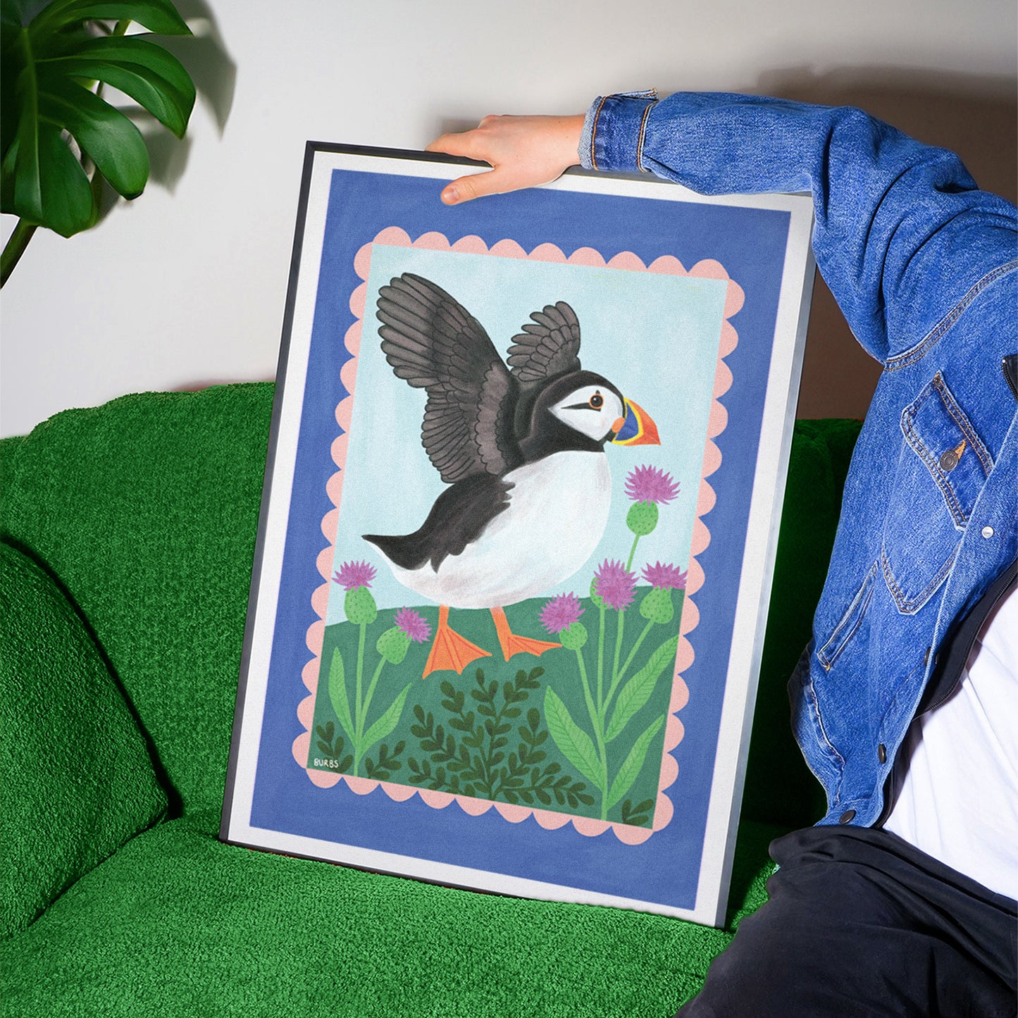 Puffin Bird Art Print