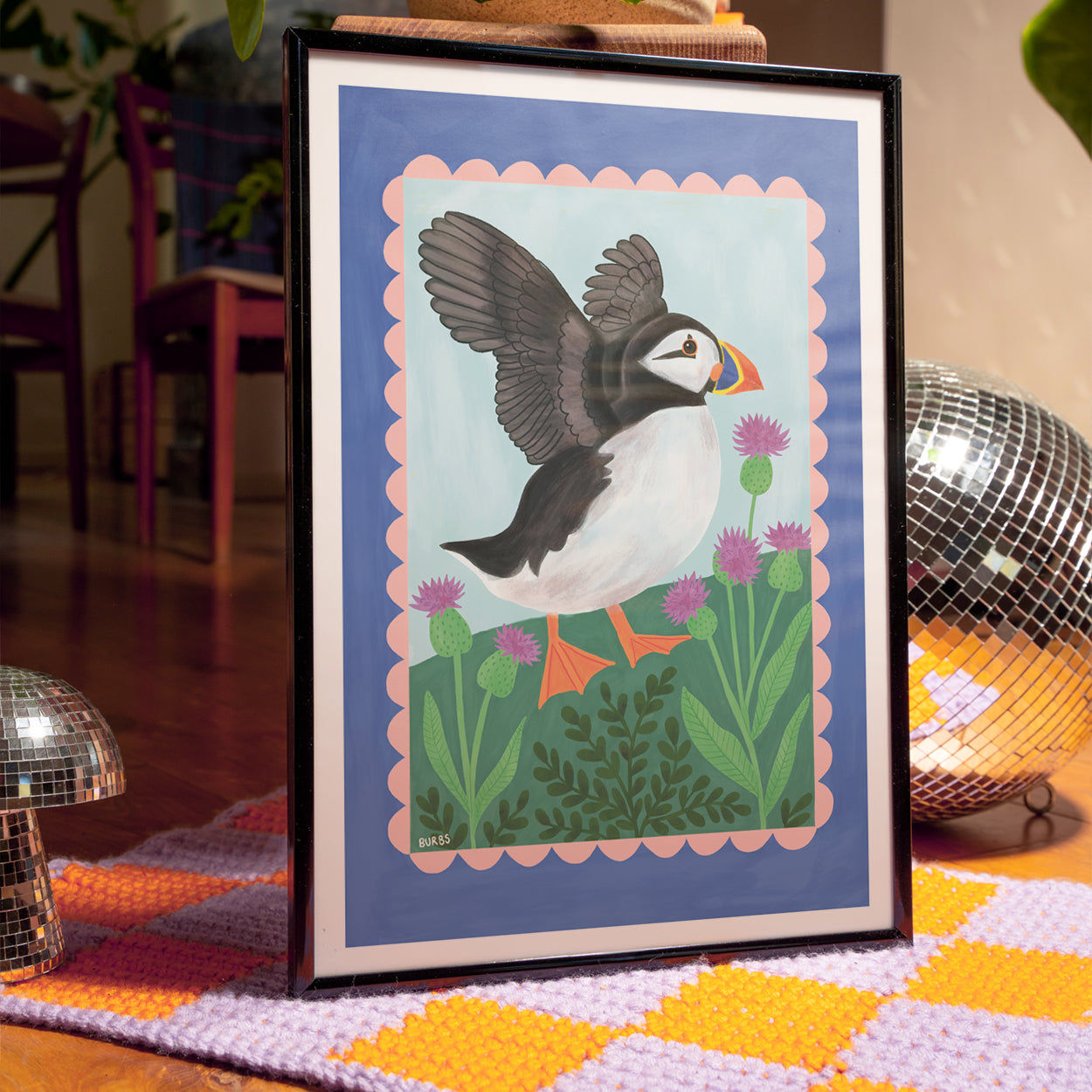 Puffin Bird Art Print
