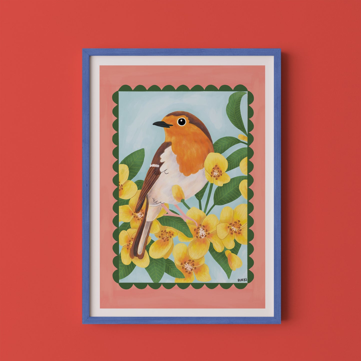 Robin Bird Art Print