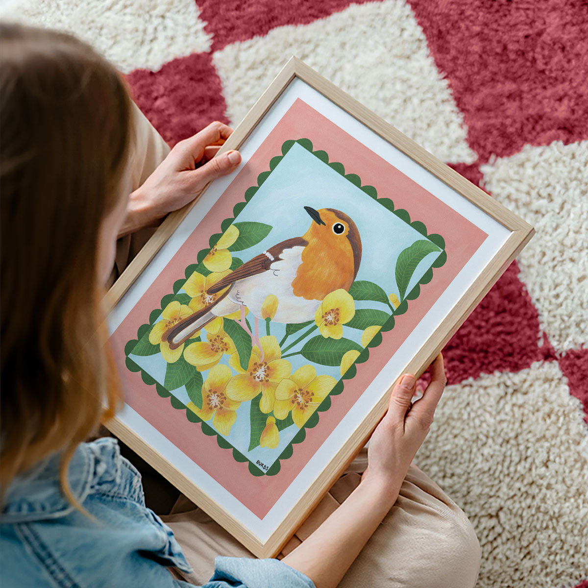 Robin Bird Art Print