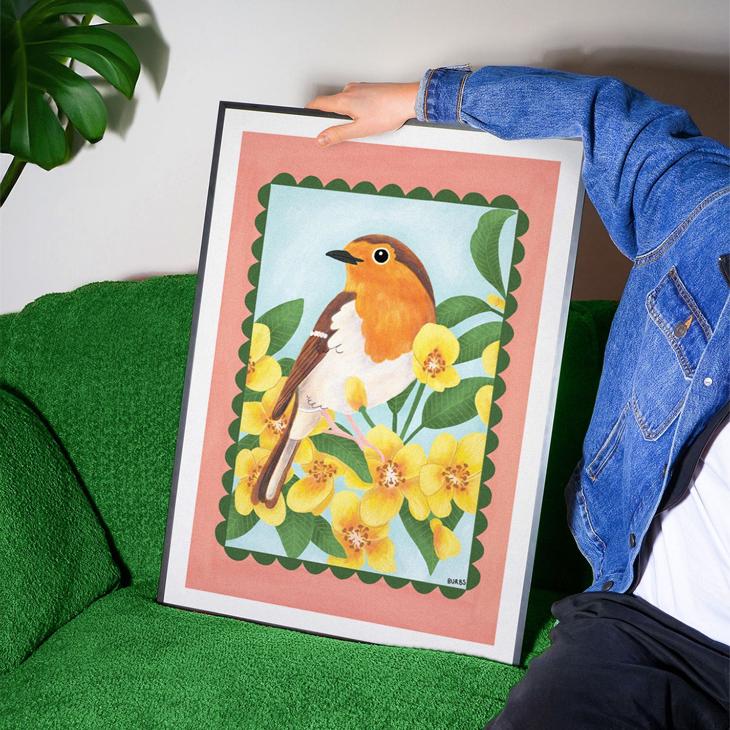Robin Bird Art Print