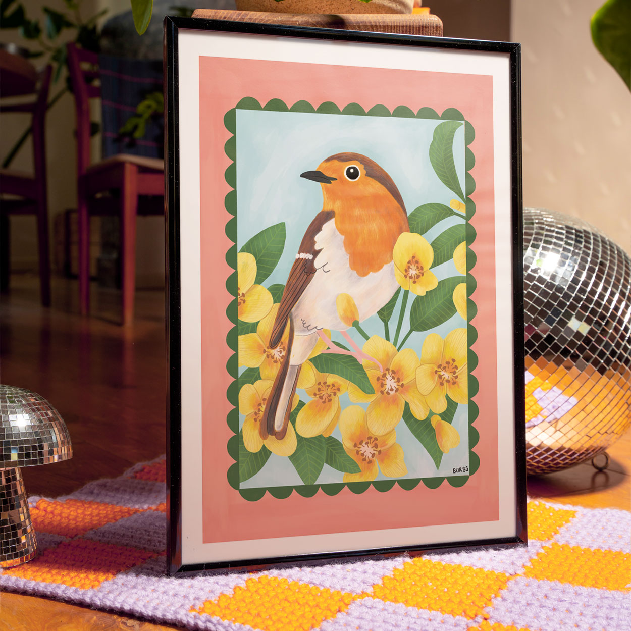 Robin Bird Art Print