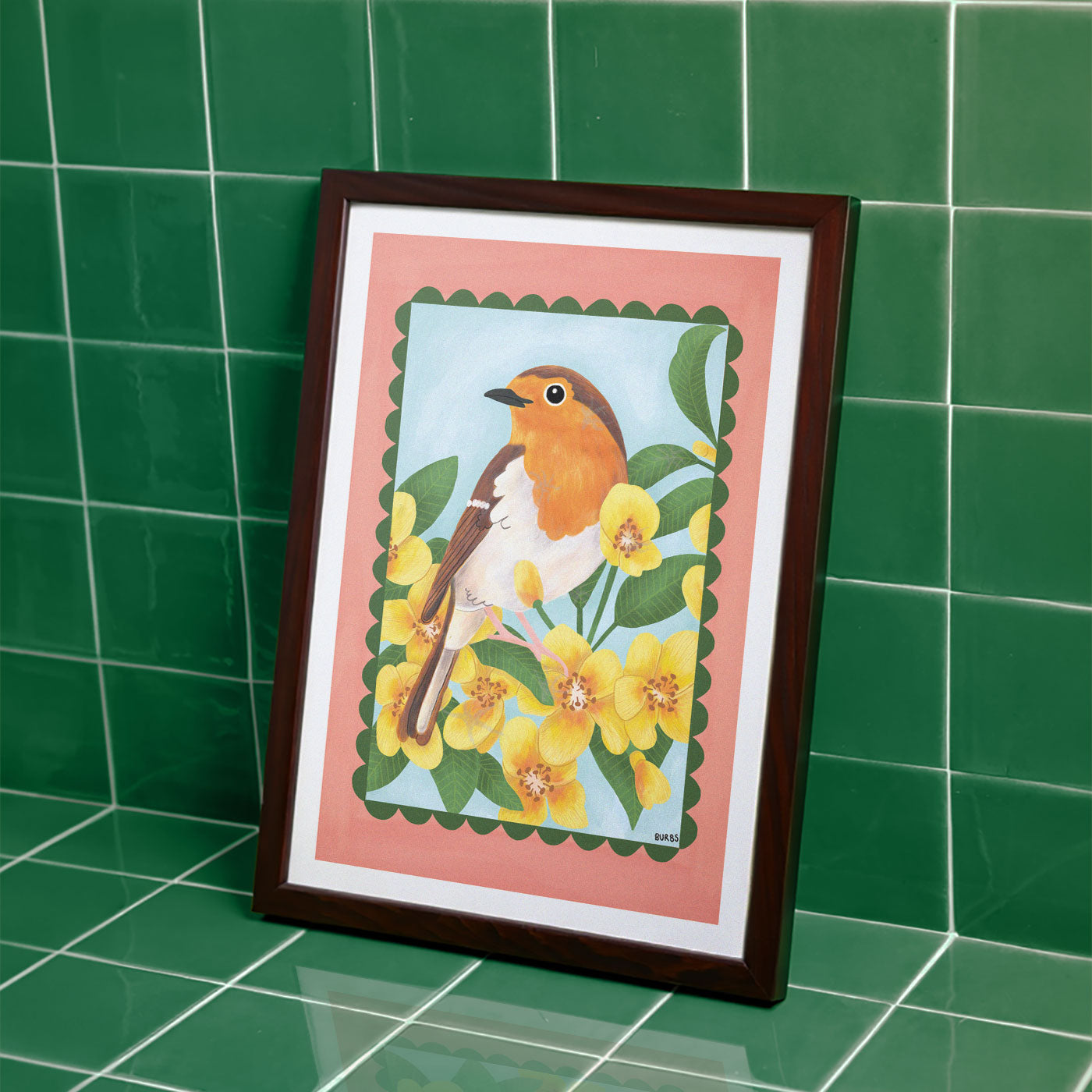 Robin Bird Art Print