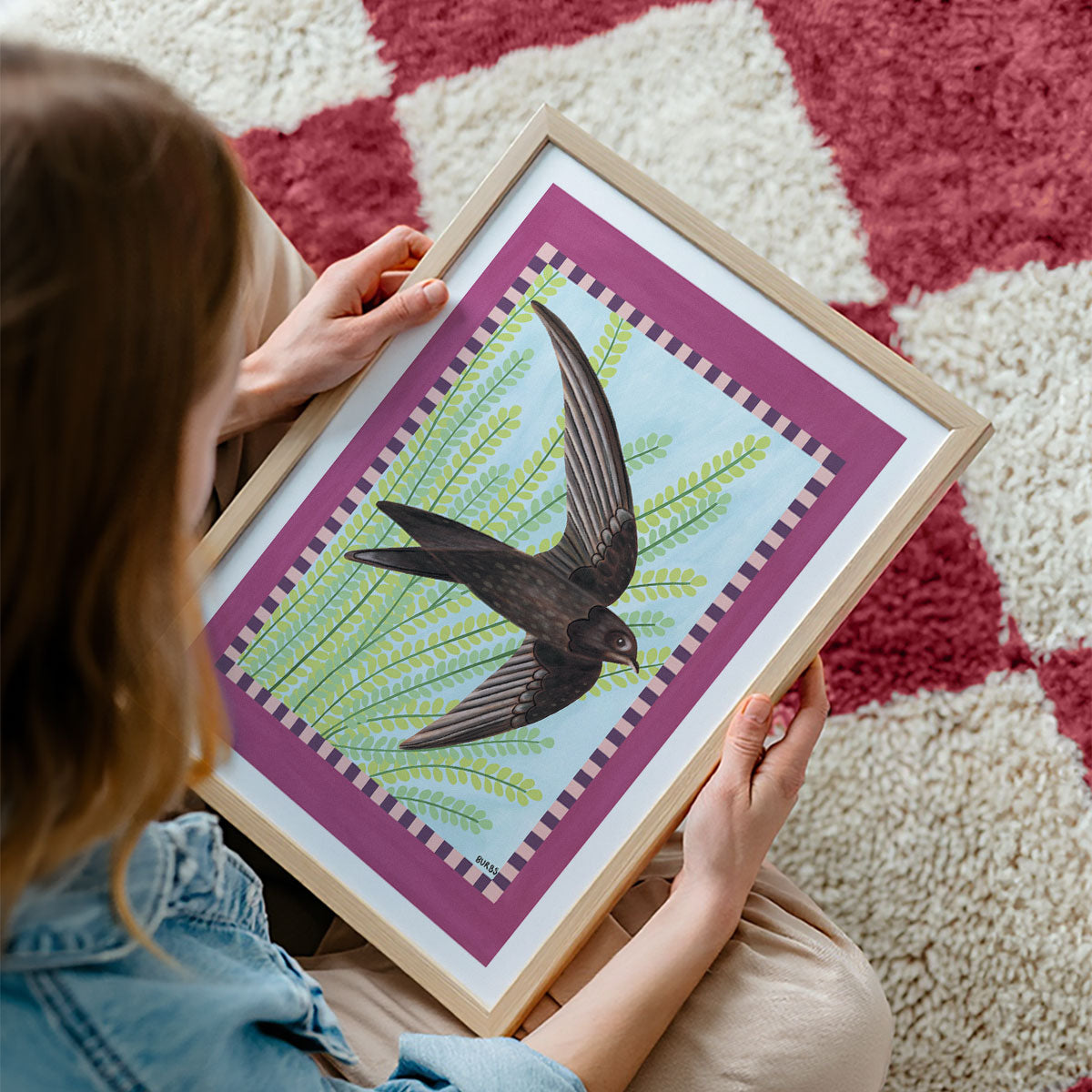 Swift Bird Art Print