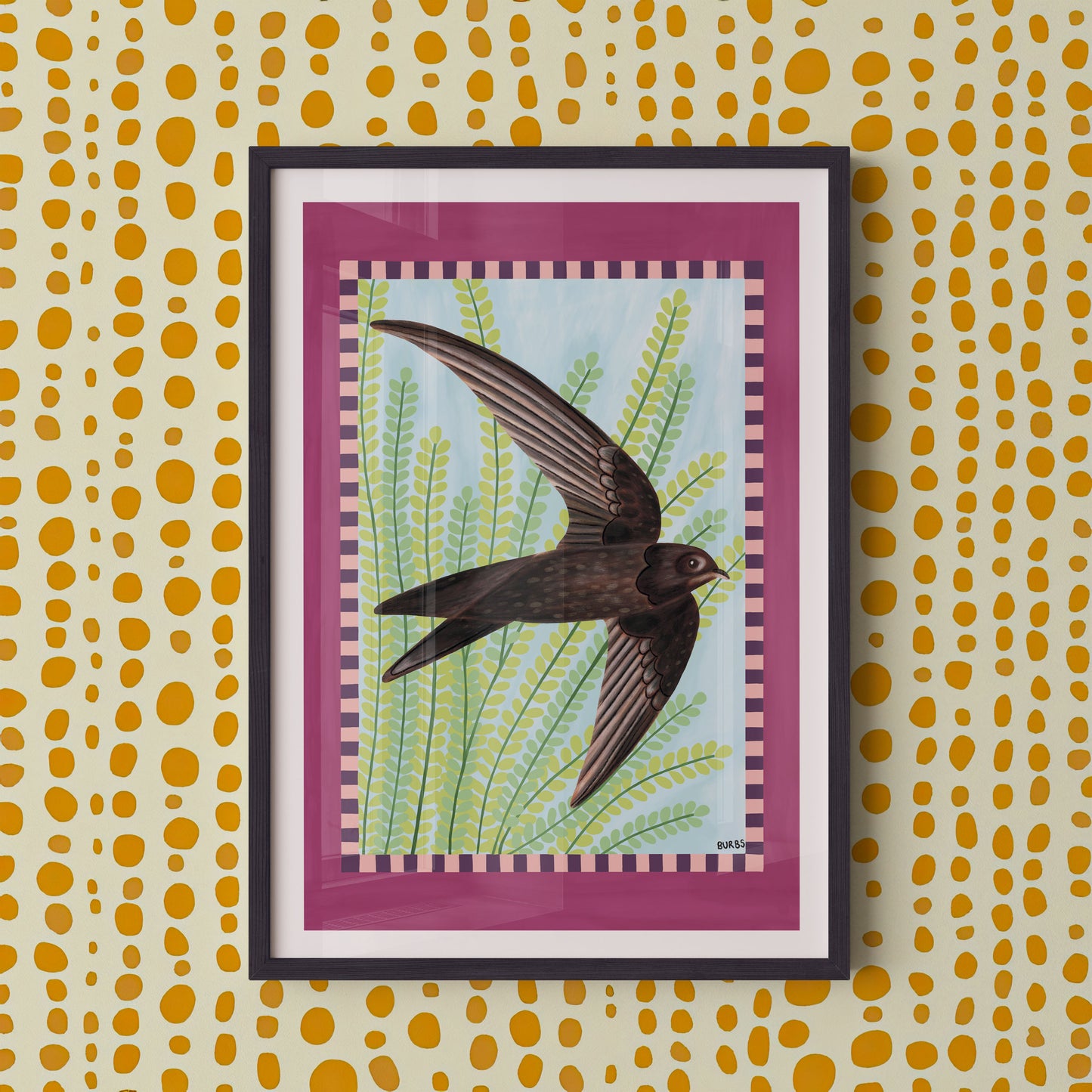 Swift Bird Art Print